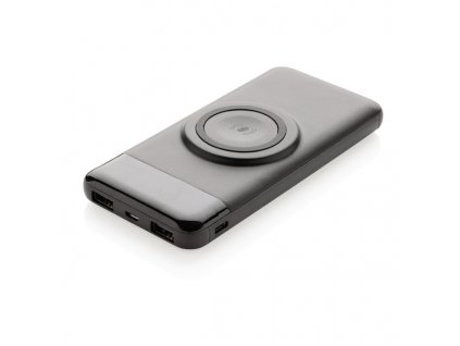 Bezdrôtová powerbanka 10 000 mAh s nabíjačkou hodiniek , Black (Farba Black)