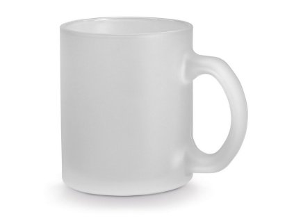 Matný sklenený hrnček (340 ml) , white (Farba white)