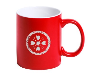 Hrnček pre laser, 350ml , red/white (Farba red/white)