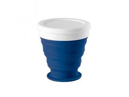 Skladací cestovný hrnček 250 ml , Blue (Farba Blue)
