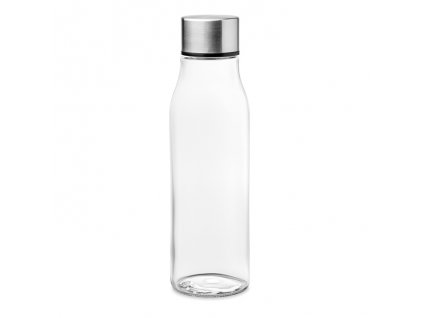 Sklenená 500ml fľaša na pitie, 500ml , transparent (Farba transparent)