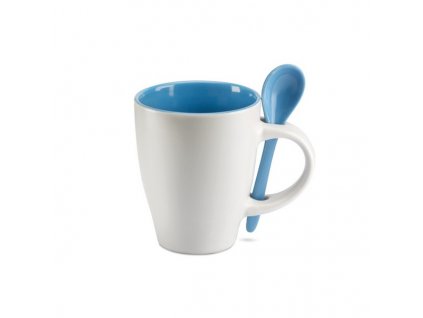 Hrnček s lyžičkou (250 ml) , Blue (Farba Blue)
