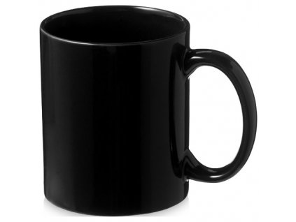 Keramický hrnček (330 ml), biela darčeková krabička , solid black (Farba solid black)