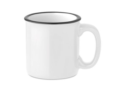 Keramický hrnček pre sublimáciu (240 ml) , Black (Farba Black)