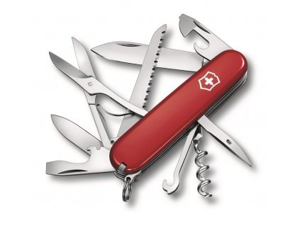 HUNTSMAN , vreckový nôž (15 funkcií) , Red (Farba Red)