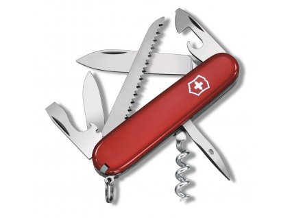 CAMPER , vreckový nôž (13 funkcií) , Red