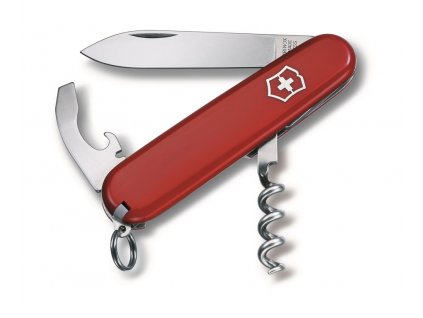 WAITER , vreckový nôž (9 funkcií) , Red (Farba Red)