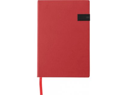 Zápisník A5 s USB , Red (Farba Red)