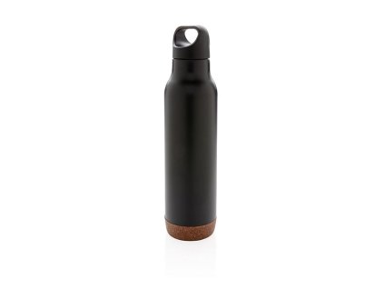 Ternoska s korku a kovu (600 ml) , Black (Farba Silver)