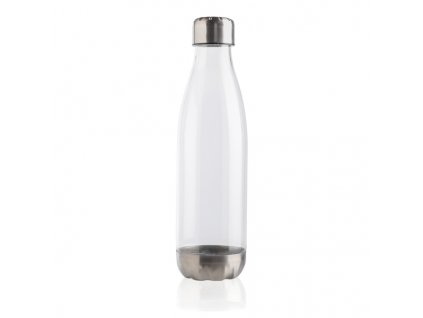 Nepriepustná fľaša s nerezovým uzáverom, 500ml , transparent (Farba transparent)
