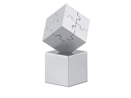Tažítko - 3D puzzle v darčekovom balení , matt silver (Farba matt silver)