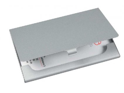 Matný kovový vizitkár , matt silver (Farba matt silver)