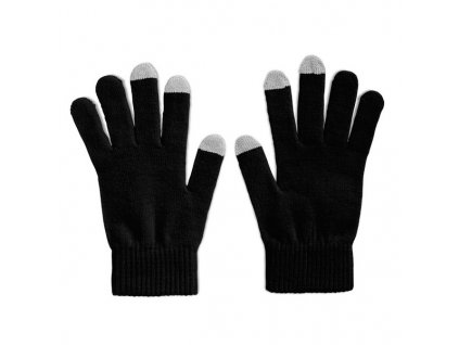 Hmatové rukavice vhodné na obsluhu chytrých telefónov , Black (Farba Black)