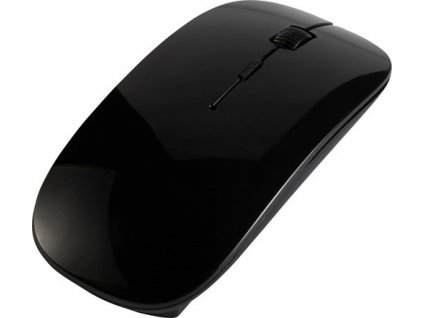 Bezdrôtová optická myš 2,4 GHz v plastovom obale , Black (Farba Black)