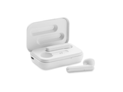 Slúchadlá s nabíjacou základňou , white (Farba white)