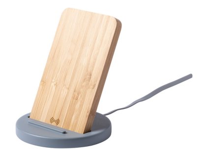 Stojan na mobil s bezdrôtovou nabíjačkou , Grey (Farba Grey)