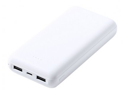 USB PowerBank s 20000 mAh batériou , white