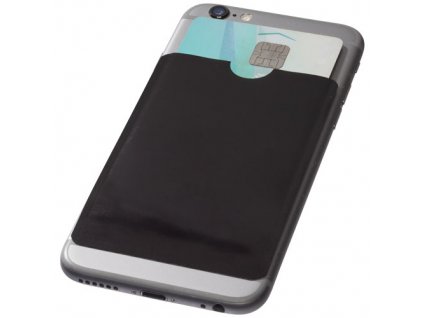 Puzdro na karty RFID na mobil , solid black