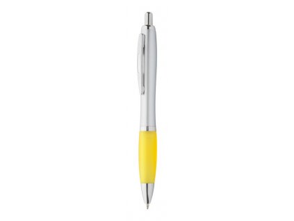 Guľôčkové pero, modrá náplň , yellow/silver (Farba yellow/silver)