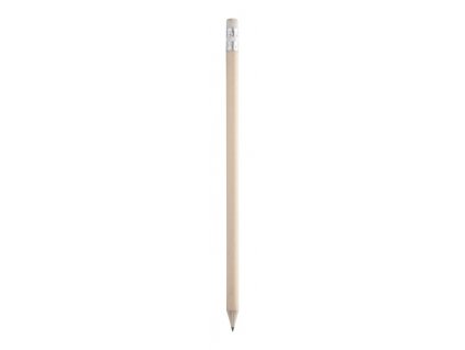 Ceruzka s gumou , beige/white