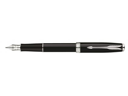Sonnet Laque Deep Black CT , fountain pen (Farba fountain pen)