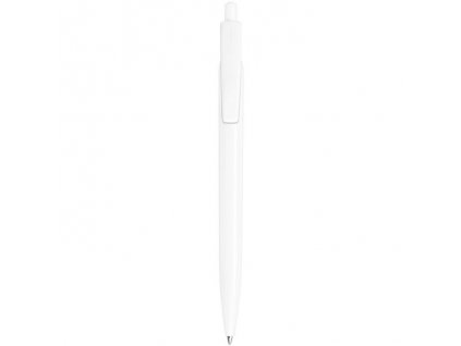 Guľôčkové pero z recyklovaného PET materiálu , white