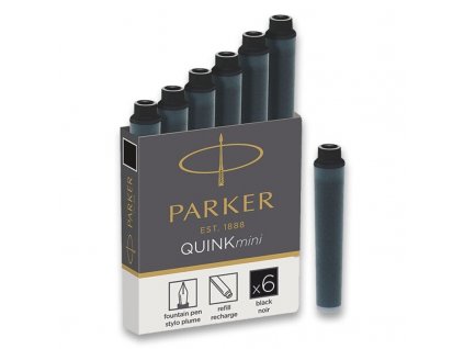 Atramentové bombičky krátke, 6 kusov , Black (Farba Black)
