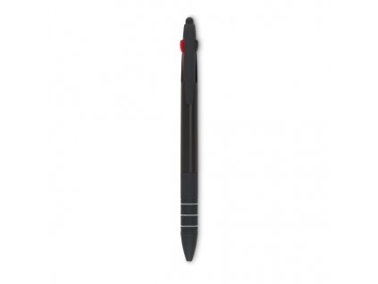 3-farebné pero a stylus , Black