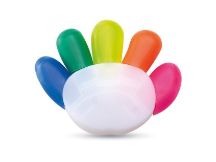 Sada zvýrazňovačov , multicolour (Farba multicolour)