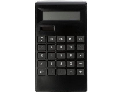 8-miestna kalkulačka , Black (Farba Black)