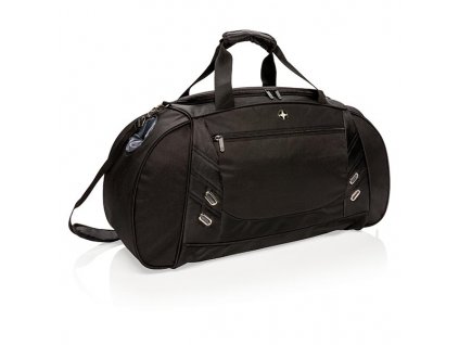 Športová víkendová taška , Black (Farba Black)