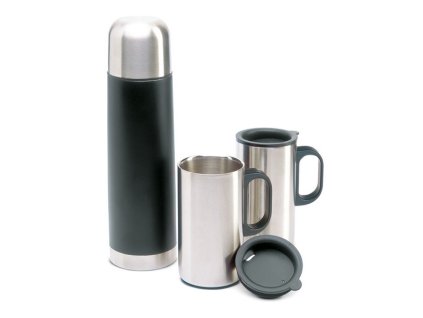 Sada termosky (500 ml) a 2 pohárov (220 ml) , Black (Farba Black)