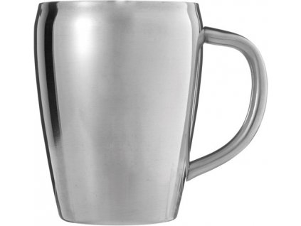 Sada 2 ks dvojstenných hrnčekov (200 ml) , Silver (Farba Silver)