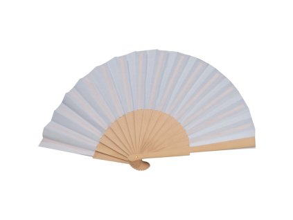 Drevený vejár , white (Farba white)