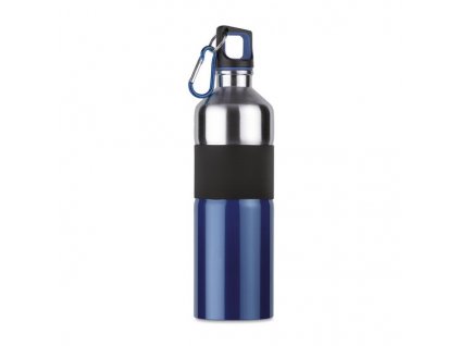 Dvojfarebná fľaša s karabínkou (750 ml) , Blue