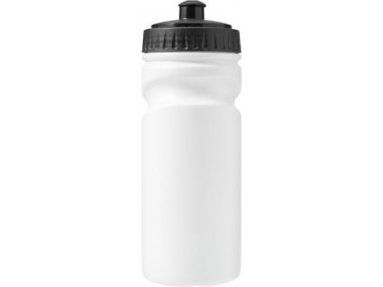 100 % recyklovateľná plastová fľaša (500 ml) , Black (Farba Black)