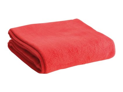 Flísová deka 180 g/m2 , Red (Farba Red)