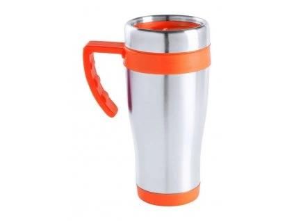 Termo hrnček, 450ml , Orange (Farba Blue)