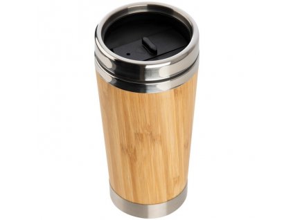 Bambusový termohrnček (400 ml) , Beige (Farba Beige)