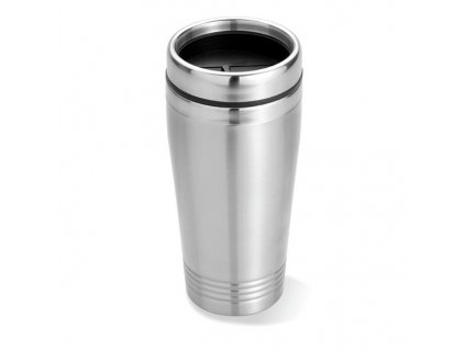 Dvojplášťový cestovný hrnček (400 ml) , Dull silver (Farba Dull silver)
