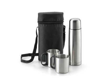 Sada termosky (500 ml) a 2 hrnčekov (200 ml) v obale , Silver (Farba Silver)