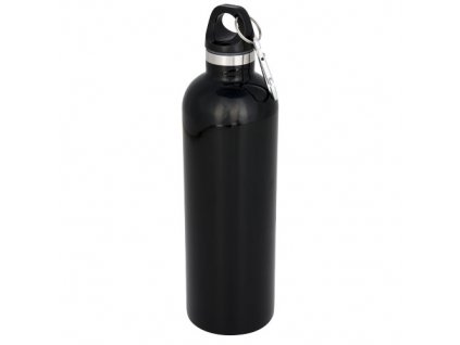 Nerezová termoska s karabínou (530 ml) , solid black (Farba solid black)