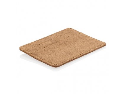 EKO RFID korkové puzdro na karty , Brown