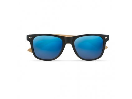 Vintage slnečné okuliare s farebnými zrkadlovými sklami (UV 400) , Blue
