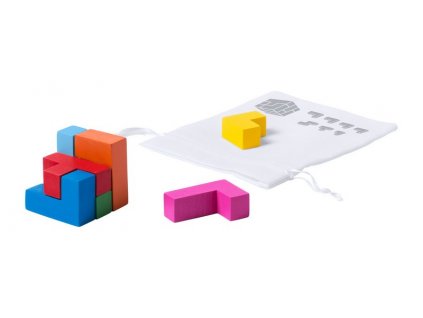 Drevené puzzle , multicolor (Farba multicolor)