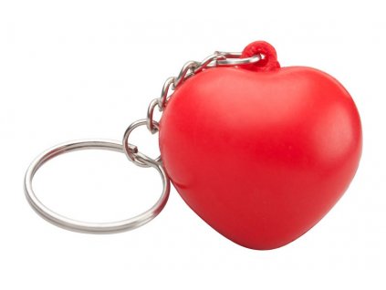 Antistres loptička kľúčenka , Red (Farba Red)