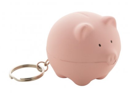 Antistresový prívesok, prasiatko , Pink (Farba Pink)