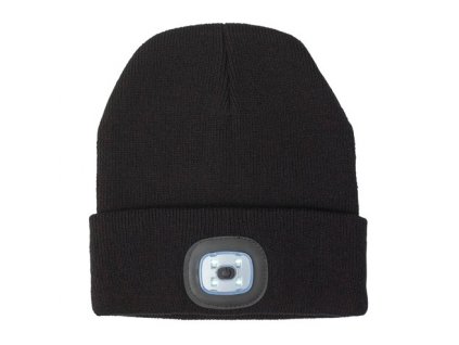 Akrylová čiapka s COB svetlom , Black (Farba Black)