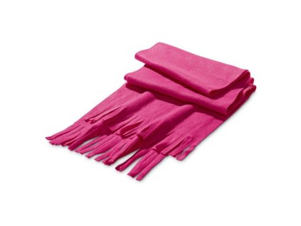 Flísový šál , Pink (Farba Pink)