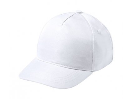 Baseballová čiapka pre deti, 5 panel , white (Farba white)